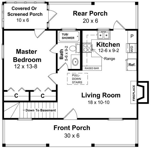 Click on house plans image to enlarge