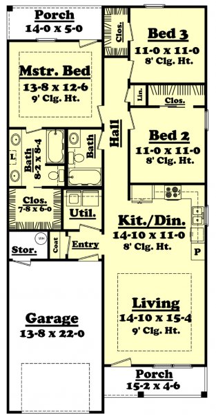 Click on house plans image to enlarge