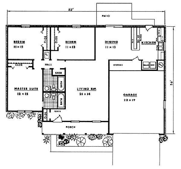 Click on house plans image to enlarge