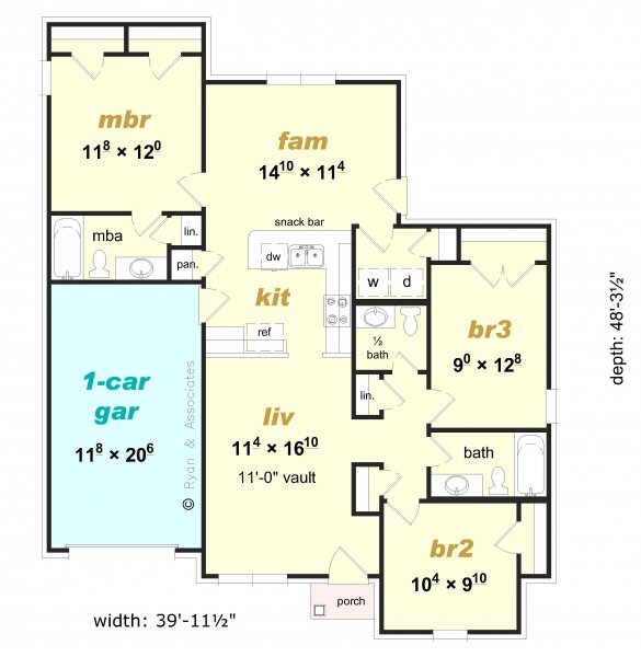 Click on house plans image to enlarge