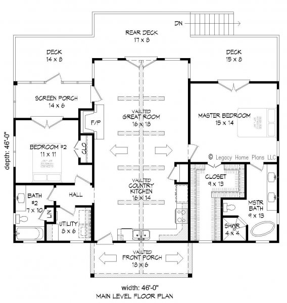 Click on house plans image to enlarge