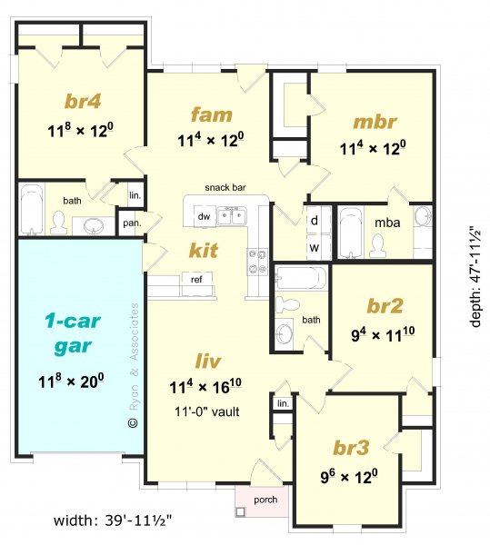 Click on house plans image to enlarge