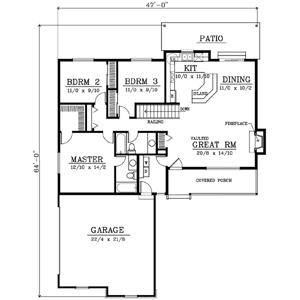 Click on house plans image to enlarge