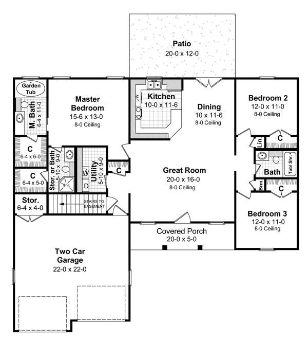 Click on house plans image to enlarge