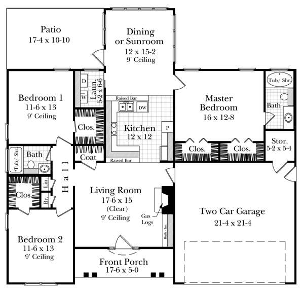 Click on house plans image to enlarge