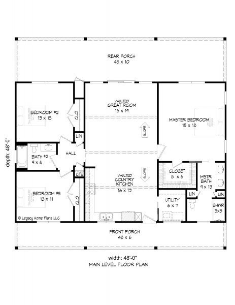 Click on house plans image to enlarge