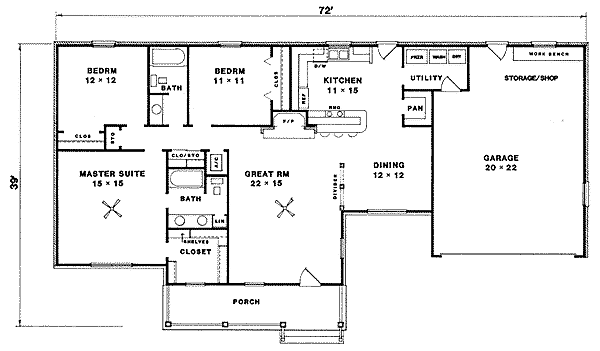 Click on house plans image to enlarge