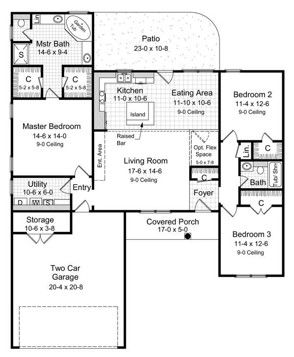 Click on house plans image to enlarge