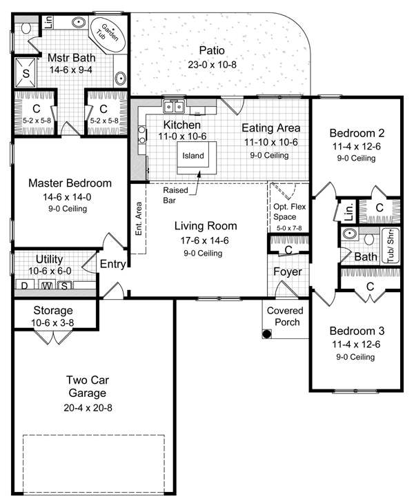 Click on house plans image to enlarge