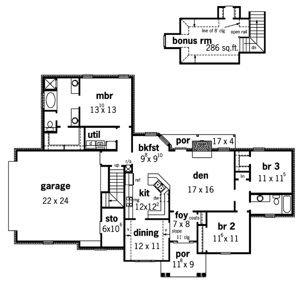 Click on house plans image to enlarge