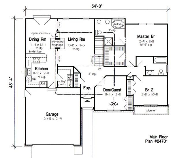 Click on house plans image to enlarge