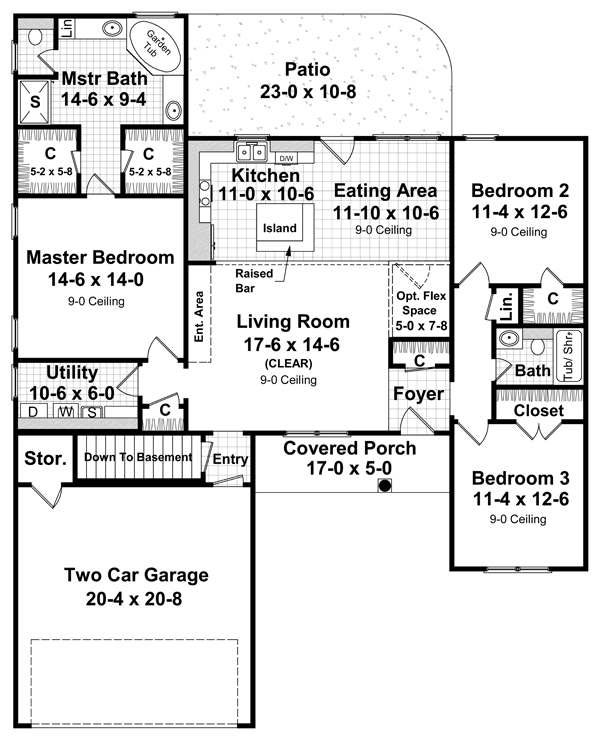 Click on house plans image to enlarge