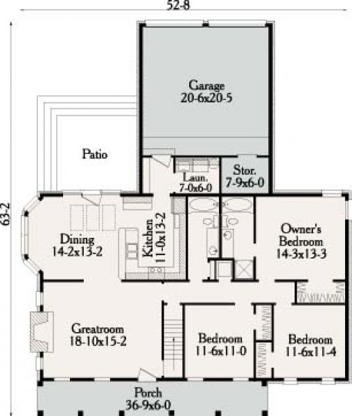 Click on house plans image to enlarge