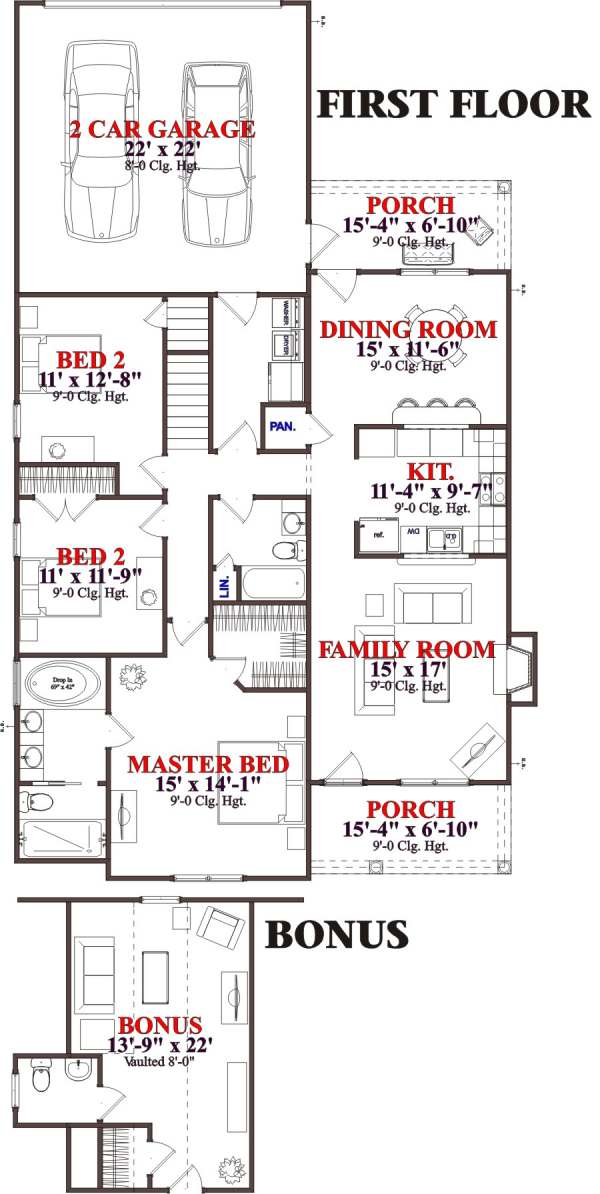 Click on house plans image to enlarge