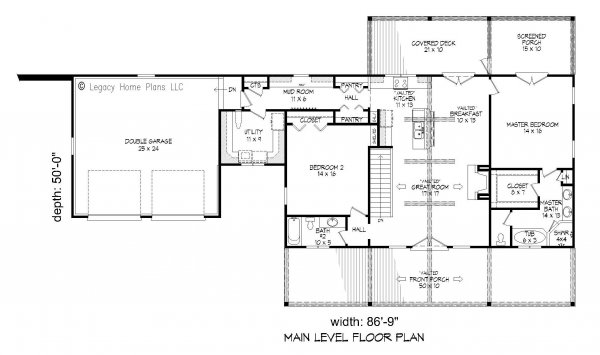 Click on house plans image to enlarge