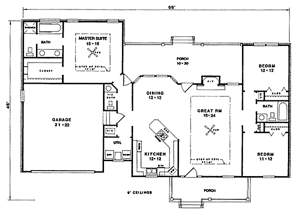 Click on house plans image to enlarge