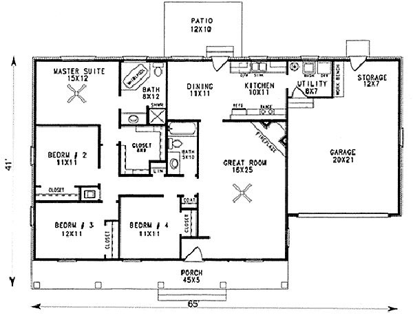 Click on house plans image to enlarge