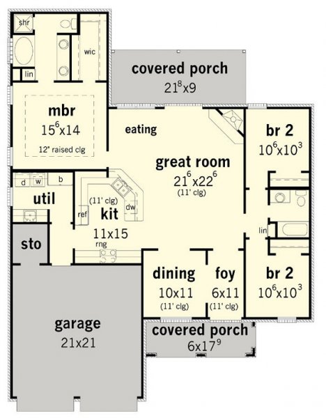 Click on house plans image to enlarge