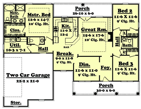 Click on house plans image to enlarge