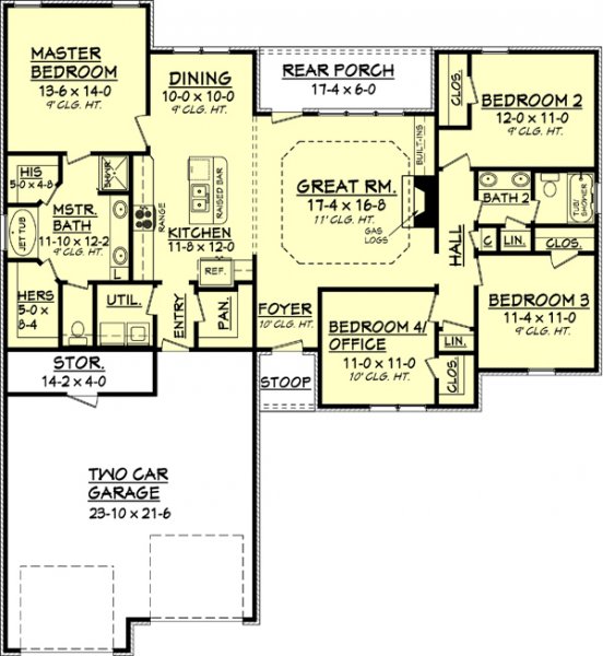 Click on house plans image to enlarge