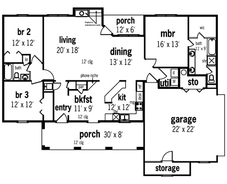 Click on house plans image to enlarge