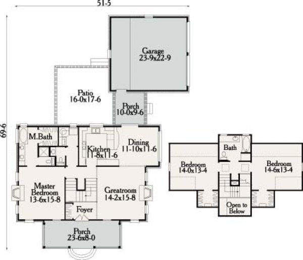 Click on house plans image to enlarge