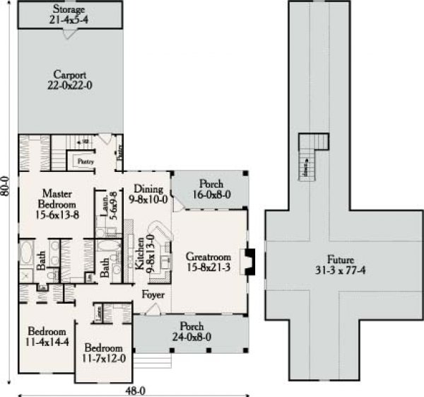 Click on house plans image to enlarge