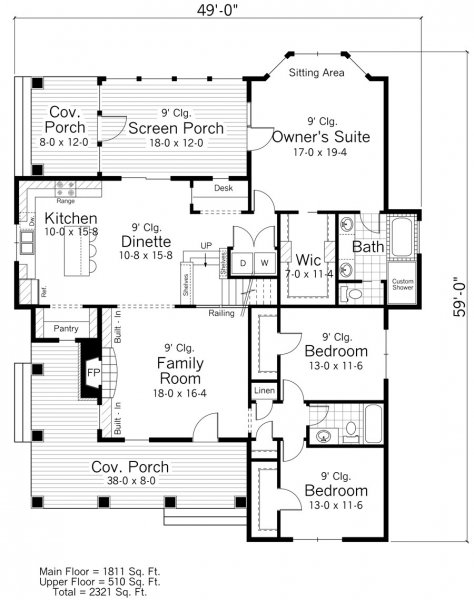 Click on house plans image to enlarge