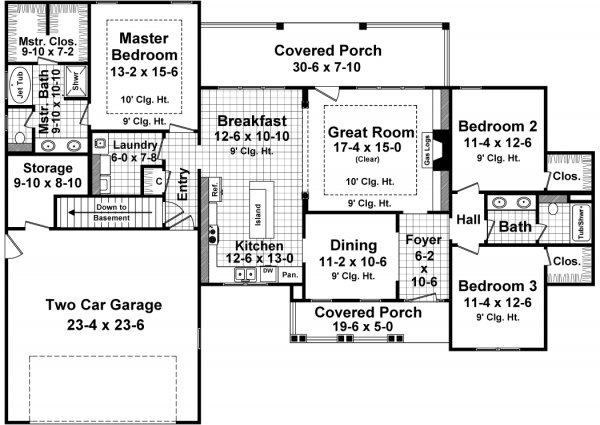 Click on house plans image to enlarge