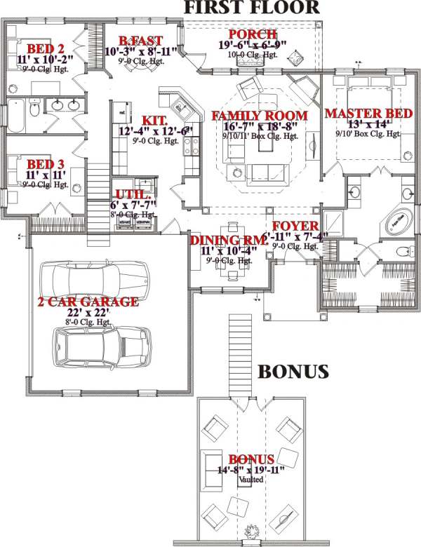 Click on house plans image to enlarge