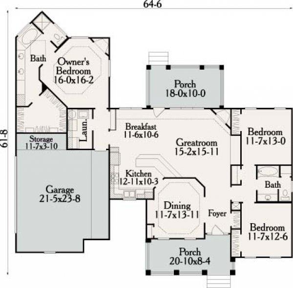 Click on house plans image to enlarge