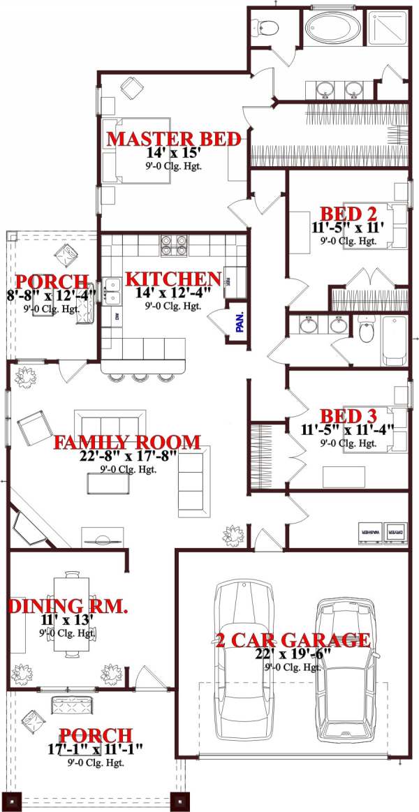 Click on house plans image to enlarge