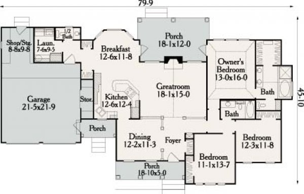 Click on house plans image to enlarge