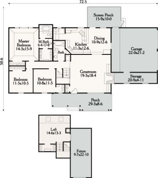 Click on house plans image to enlarge