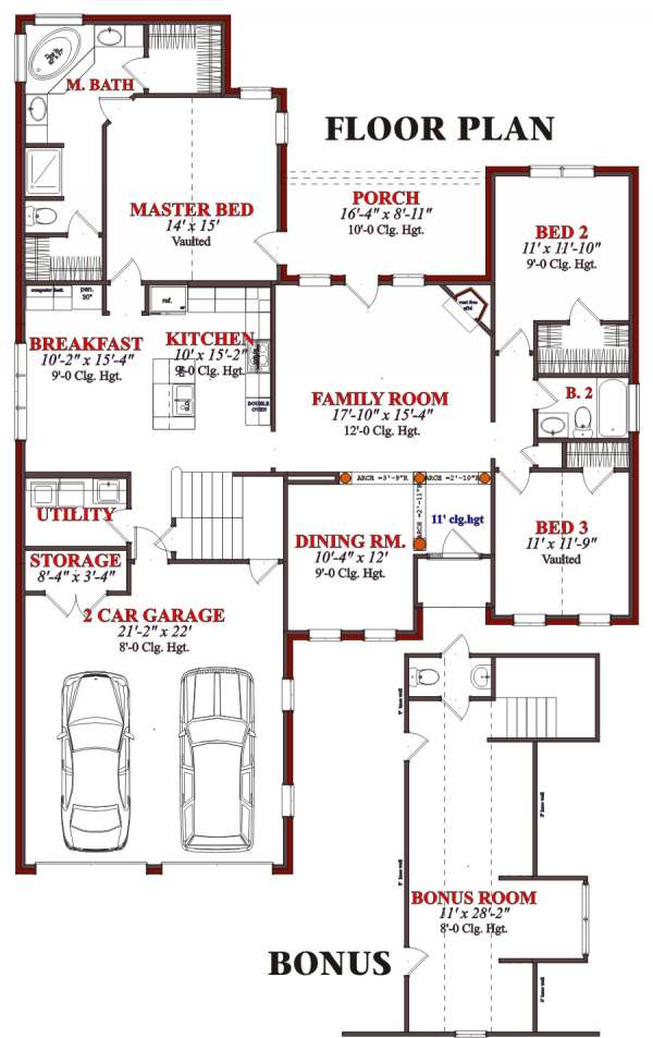 Click on house plans image to enlarge