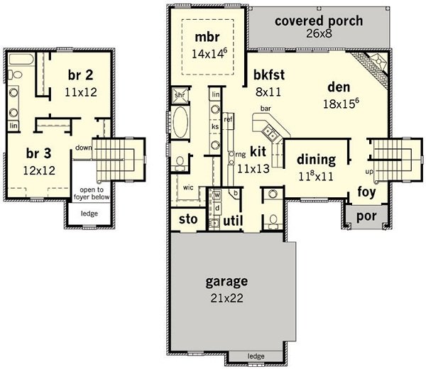 Click on house plans image to enlarge