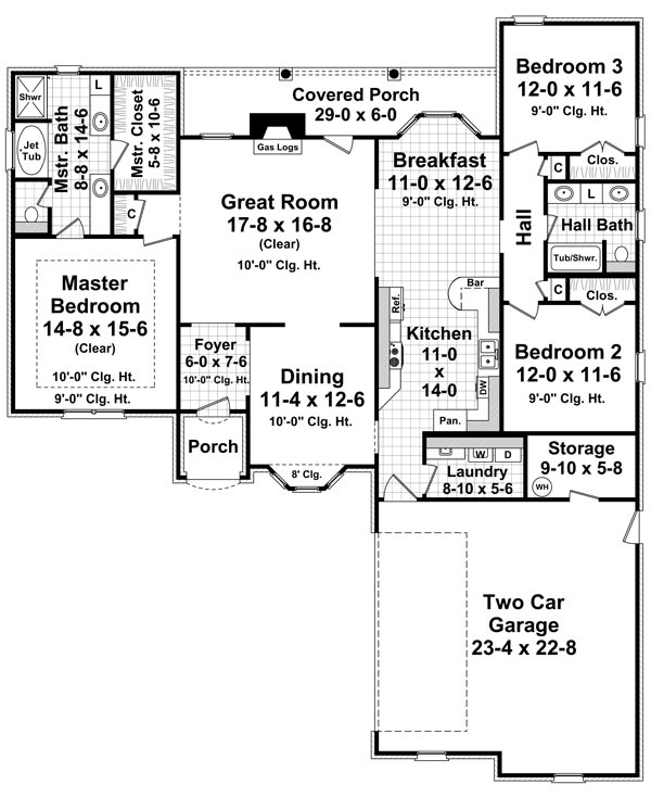 Click on house plans image to enlarge