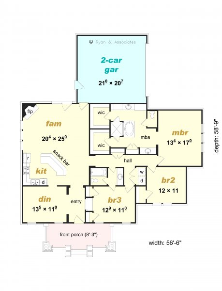 Click on house plans image to enlarge