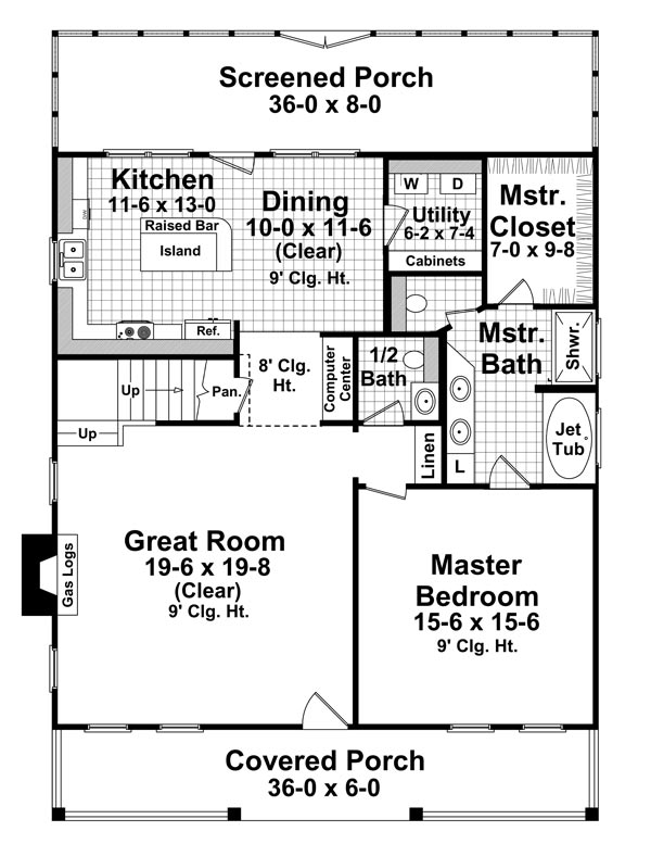 Click on house plans image to enlarge