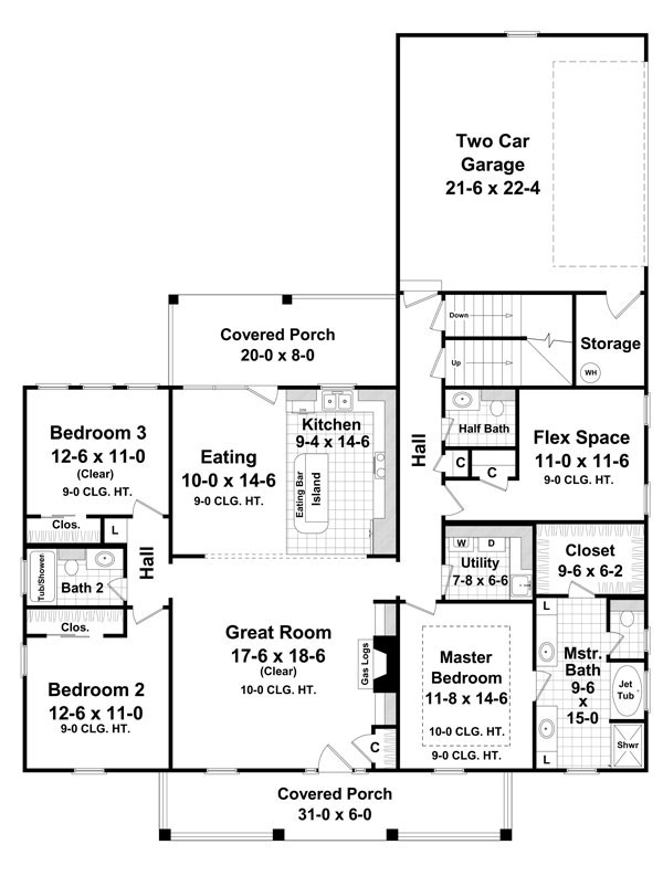 Click on house plans image to enlarge