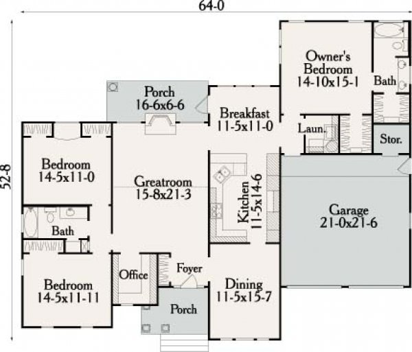 Click on house plans image to enlarge