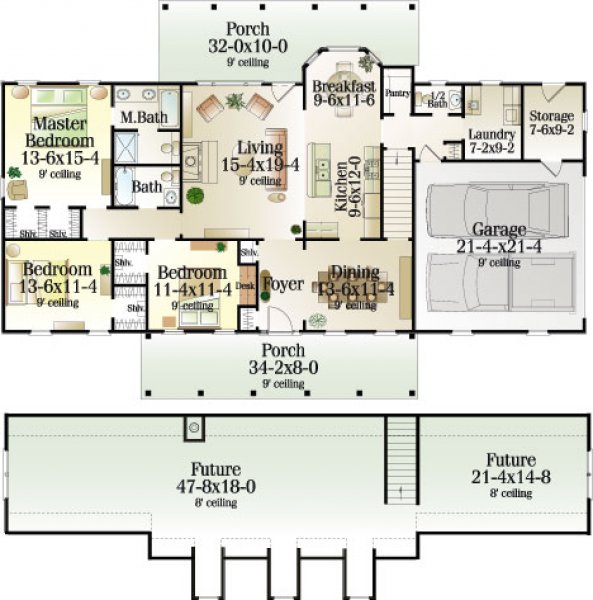 Click on house plans image to enlarge