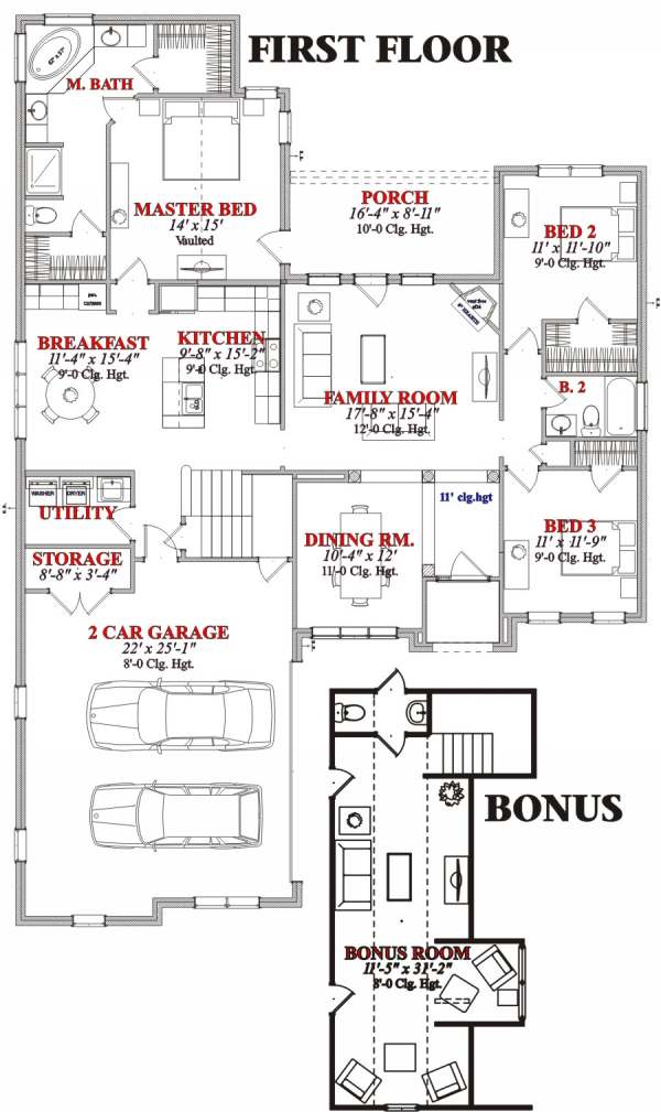 Click on house plans image to enlarge