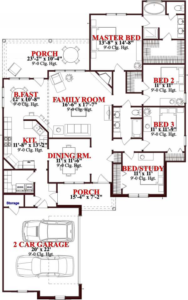 Click on house plans image to enlarge