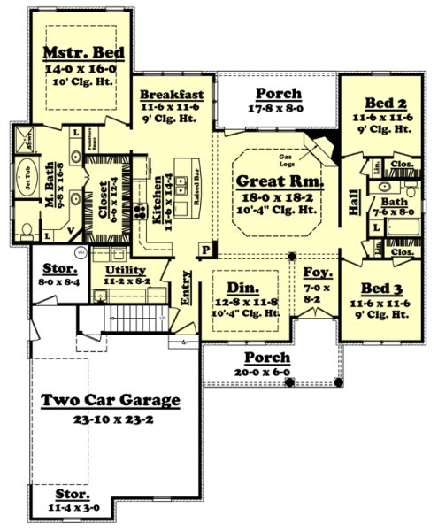 Click on house plans image to enlarge