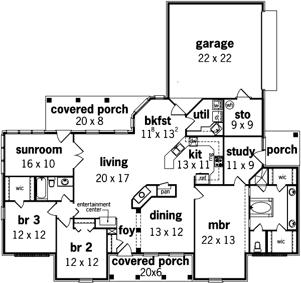 Click on house plans image to enlarge