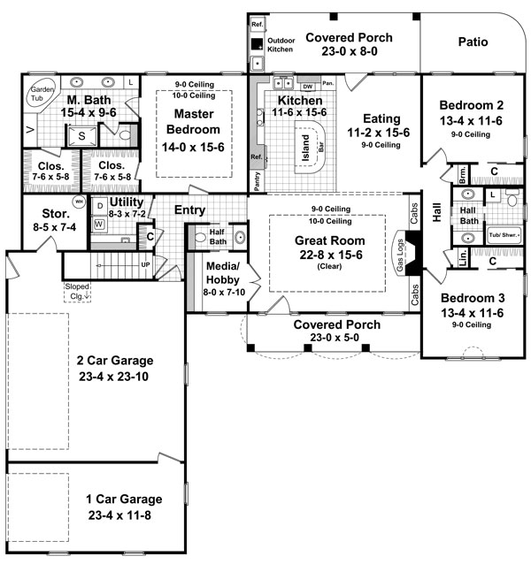 Click on house plans image to enlarge