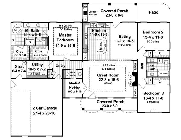 Click on house plans image to enlarge