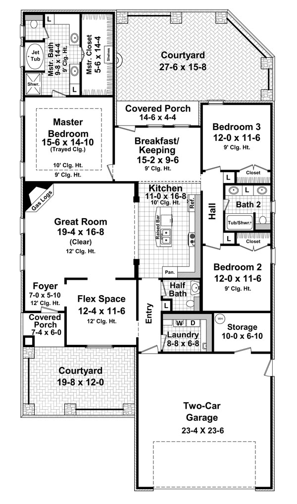 Click on house plans image to enlarge