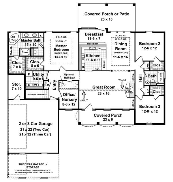 Click on house plans image to enlarge